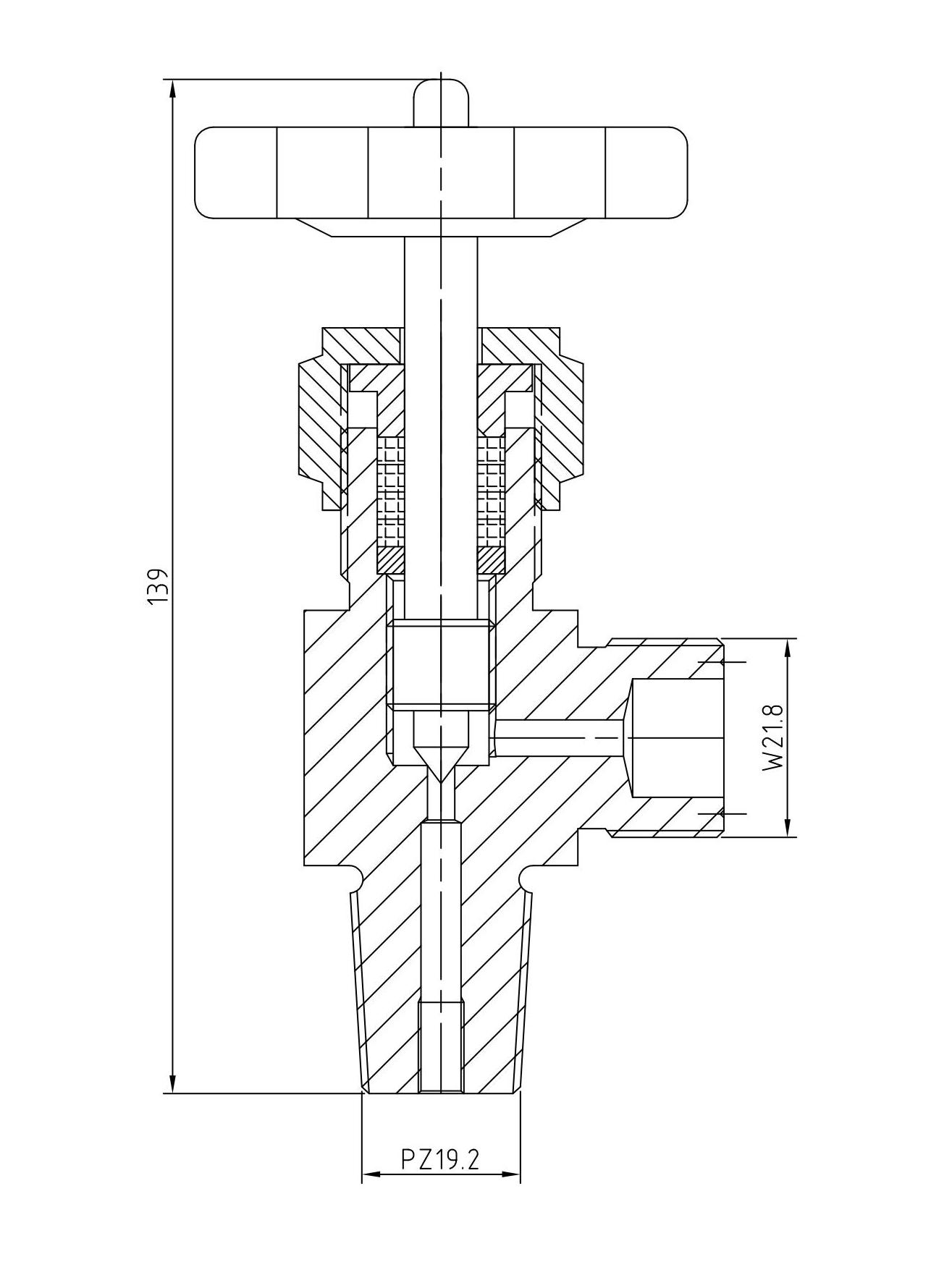 氮气截止阀 液体减压器 螺纹截止阀