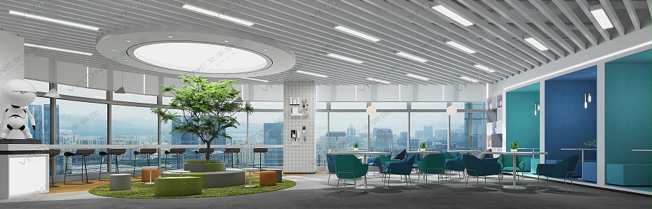 办公设计效果图 办公设计效果图