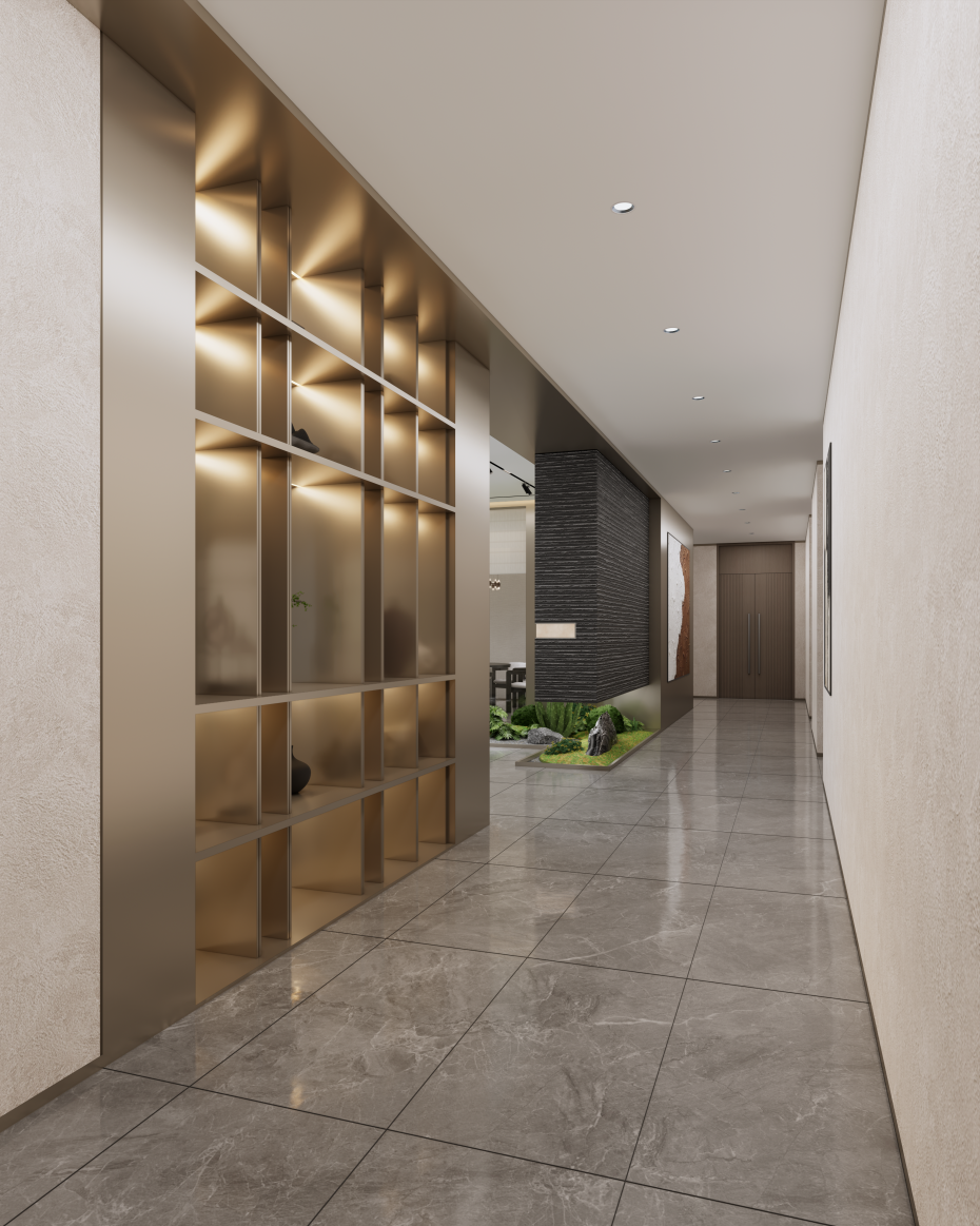 过道办公室装修设计-文丰装饰