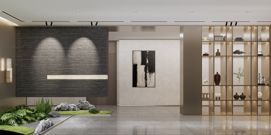 电梯厅办公室装修设计-文丰装饰